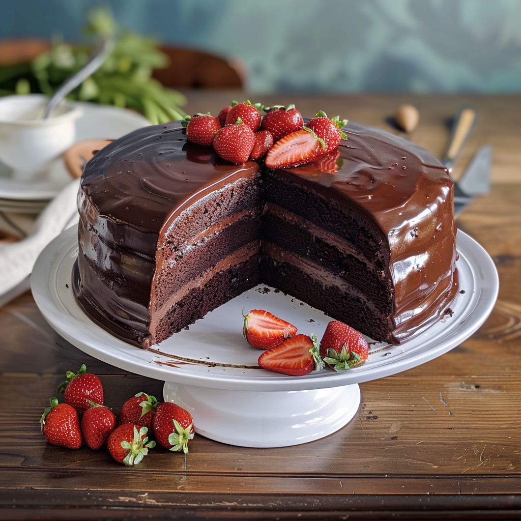 Recipes - 🍫 Mary Berry's Chocolate Reflection Cake 🍫 This stunning ...