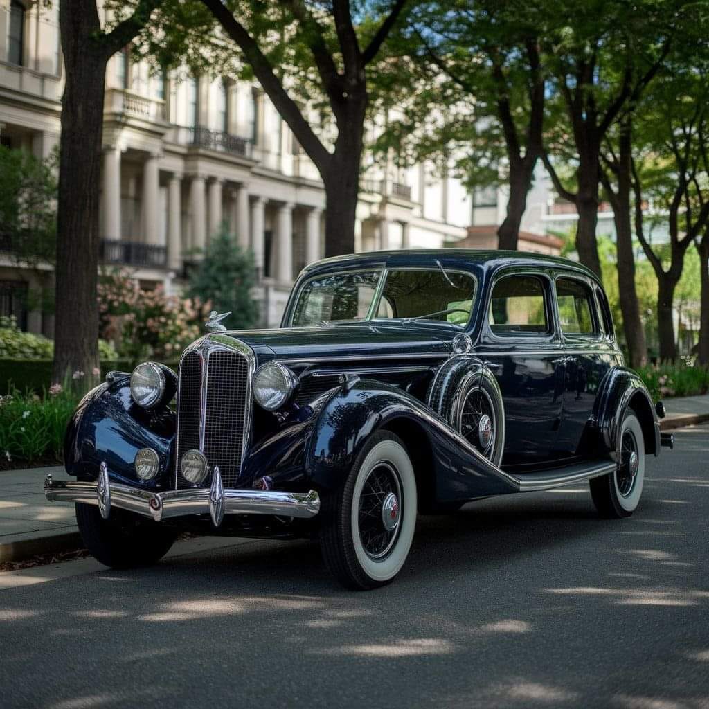 1937 packard flower car bodied by AJ Miller