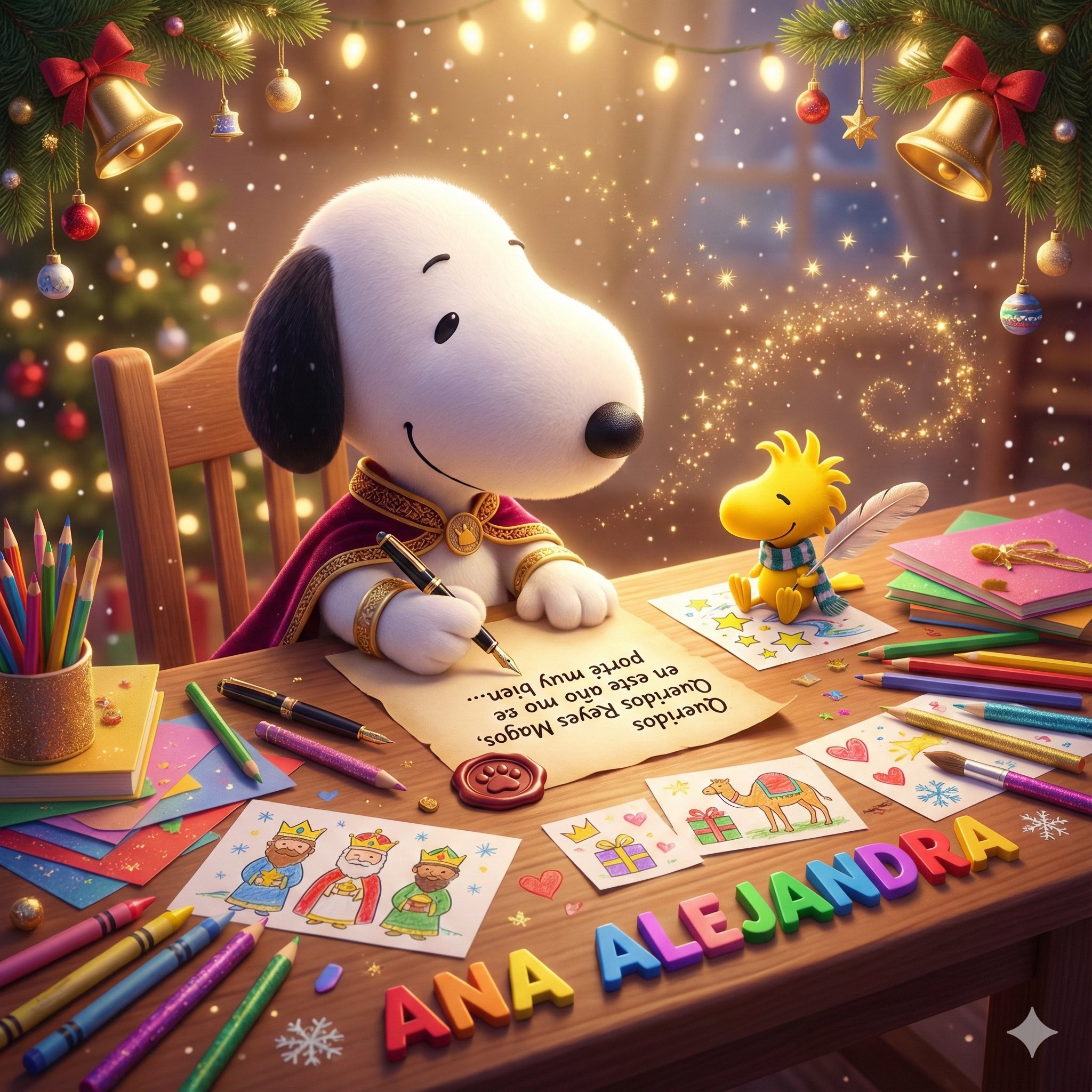 Snoopy | Edición: Snoopy con su carta 🏼 a los Reyes Magos 🎄👑 | Facebook
