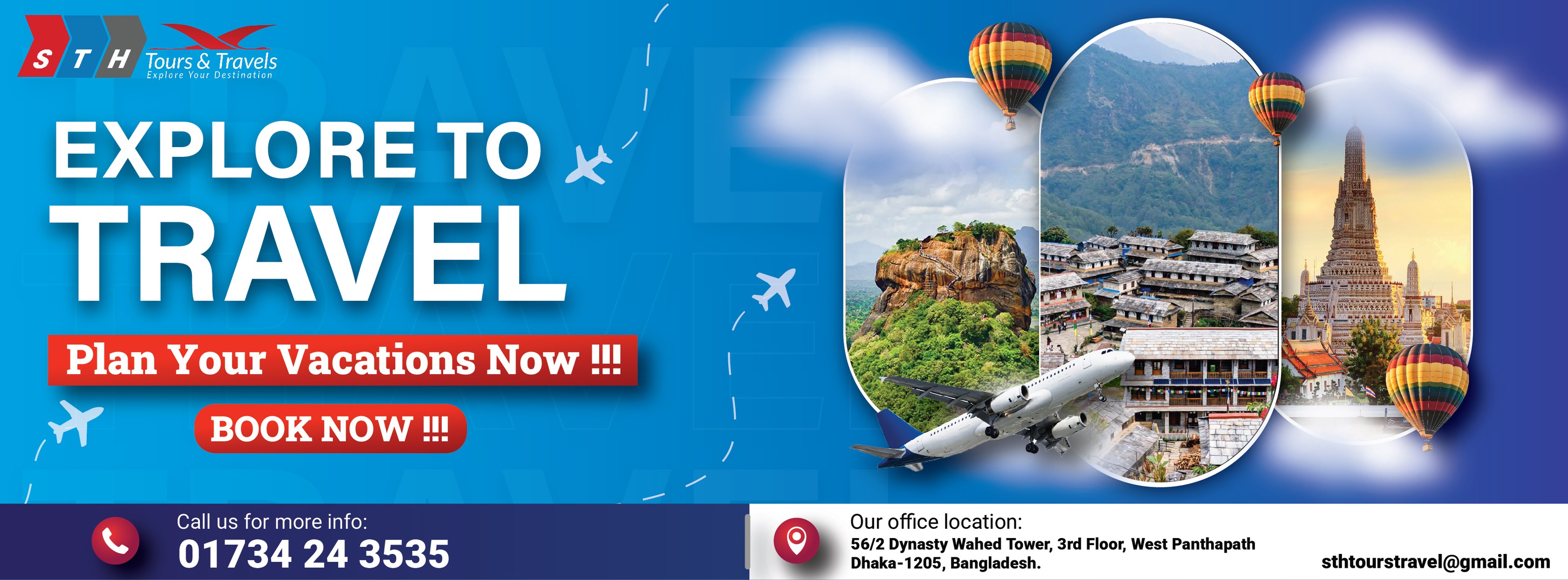 STH Tours & Travels | Dhaka
