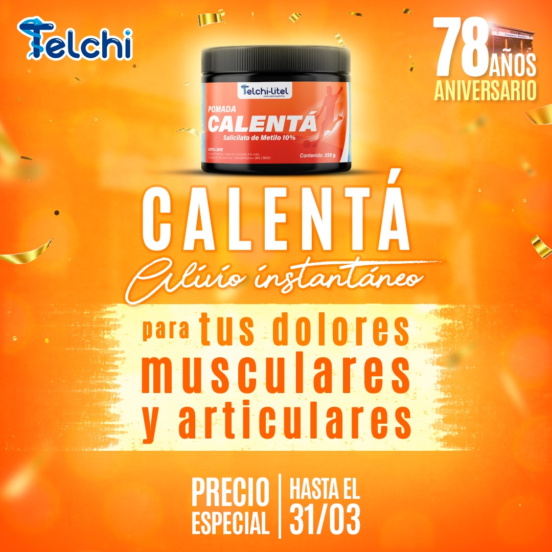 Calentá es el alivio... - Telchi Farmacias y Laboratorios | Facebook