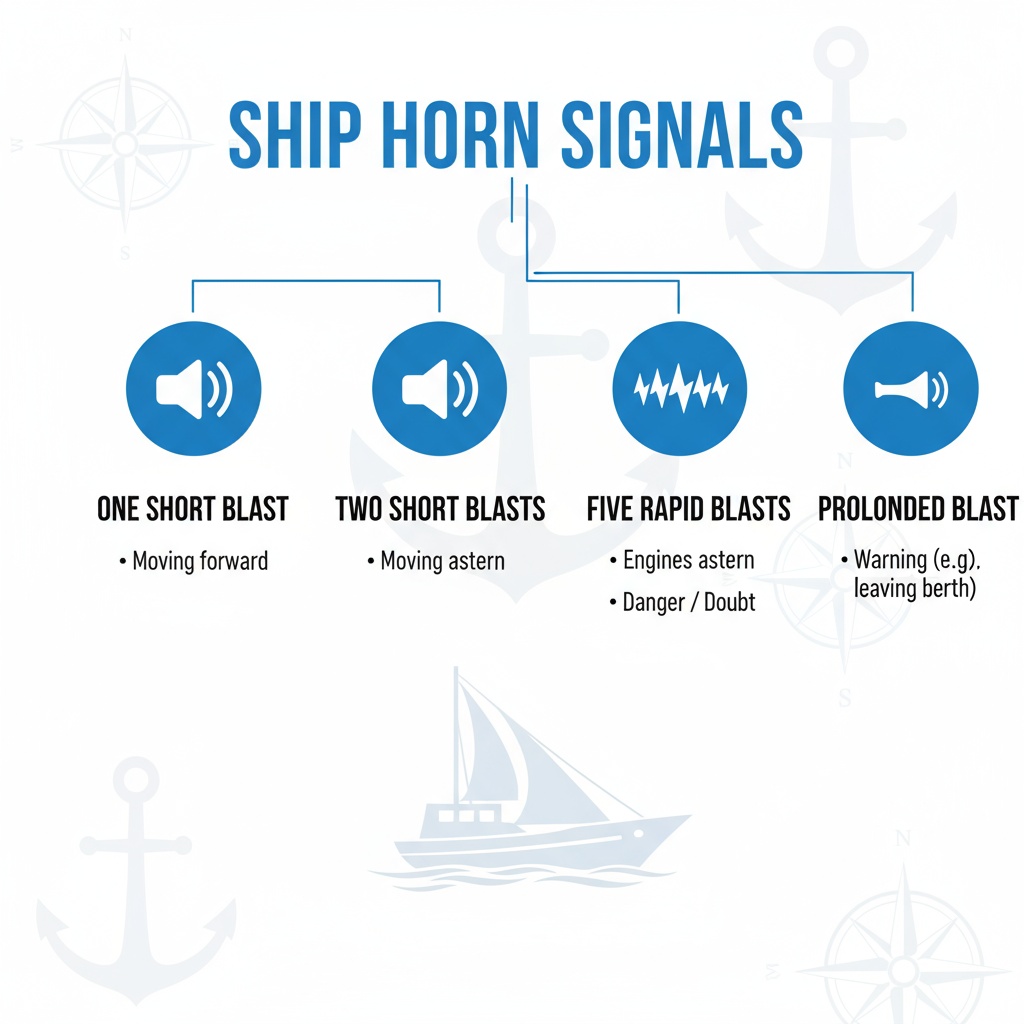 ShipSmith - 📢 TYPES OF SHIP HORN SIGNALS 📢 Ship horns are far more than ...