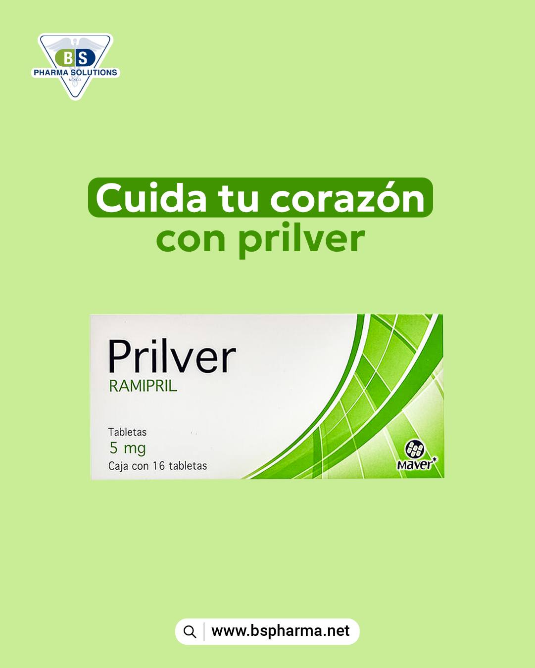 BS - ️ ¡Cuida tu corazón con Prilver! En BS Pharma, sabemos que la ...
