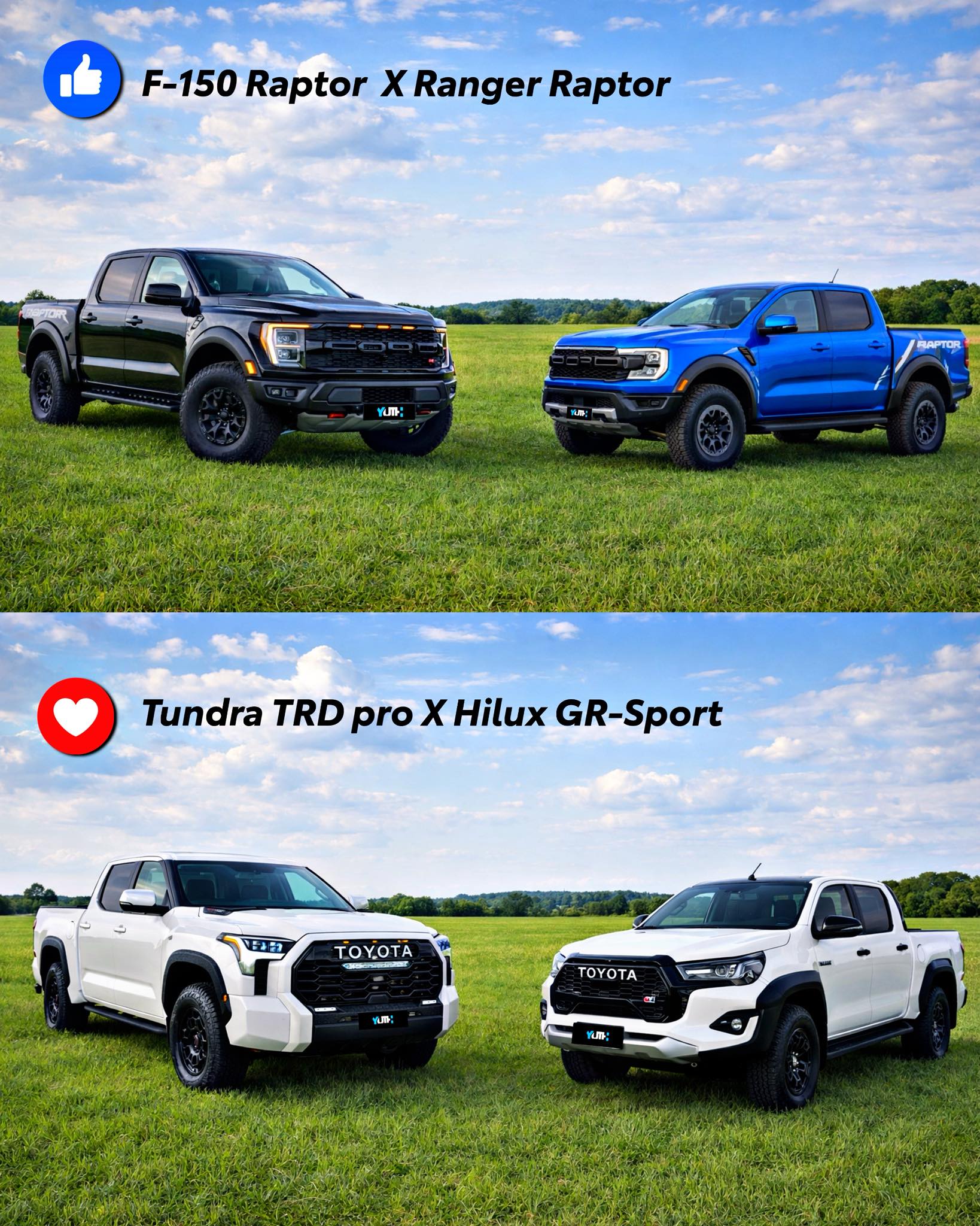 F-150Raptor x RangerRaptor VS TundraTRD... - MrCar Automotive | Facebook
