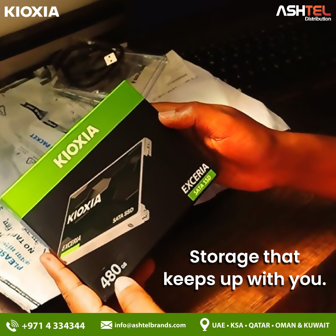 Ashtel - Discover the power of Kioxia SSDs — combining speed ...