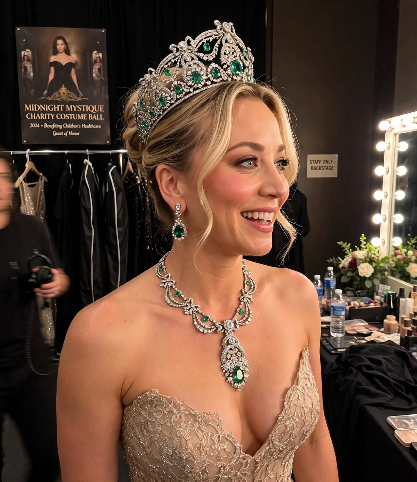 kaley cuoco green dress in 💕🥀🌸 Tulle