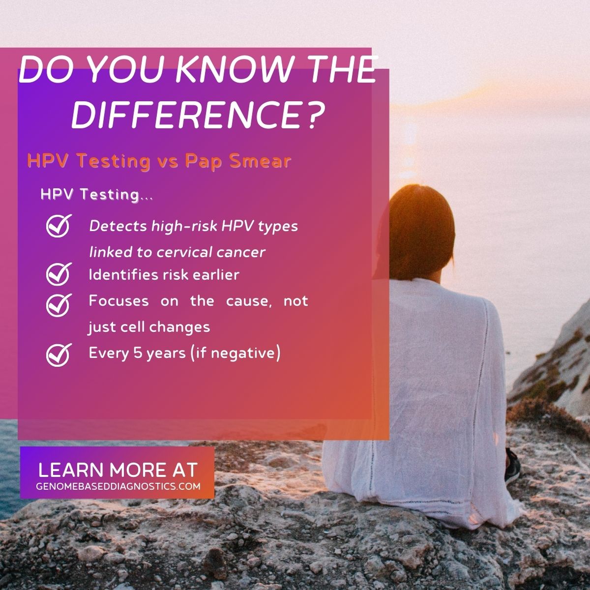 Genome-Based - Do you know the difference between HPV testing and Pap ...