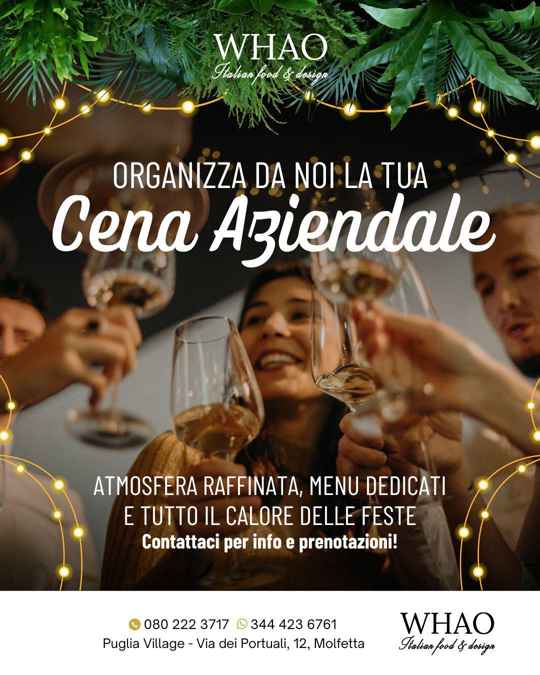 WHAO - Vuoi organizzare una cena aziendale unica? Scegli una location ...