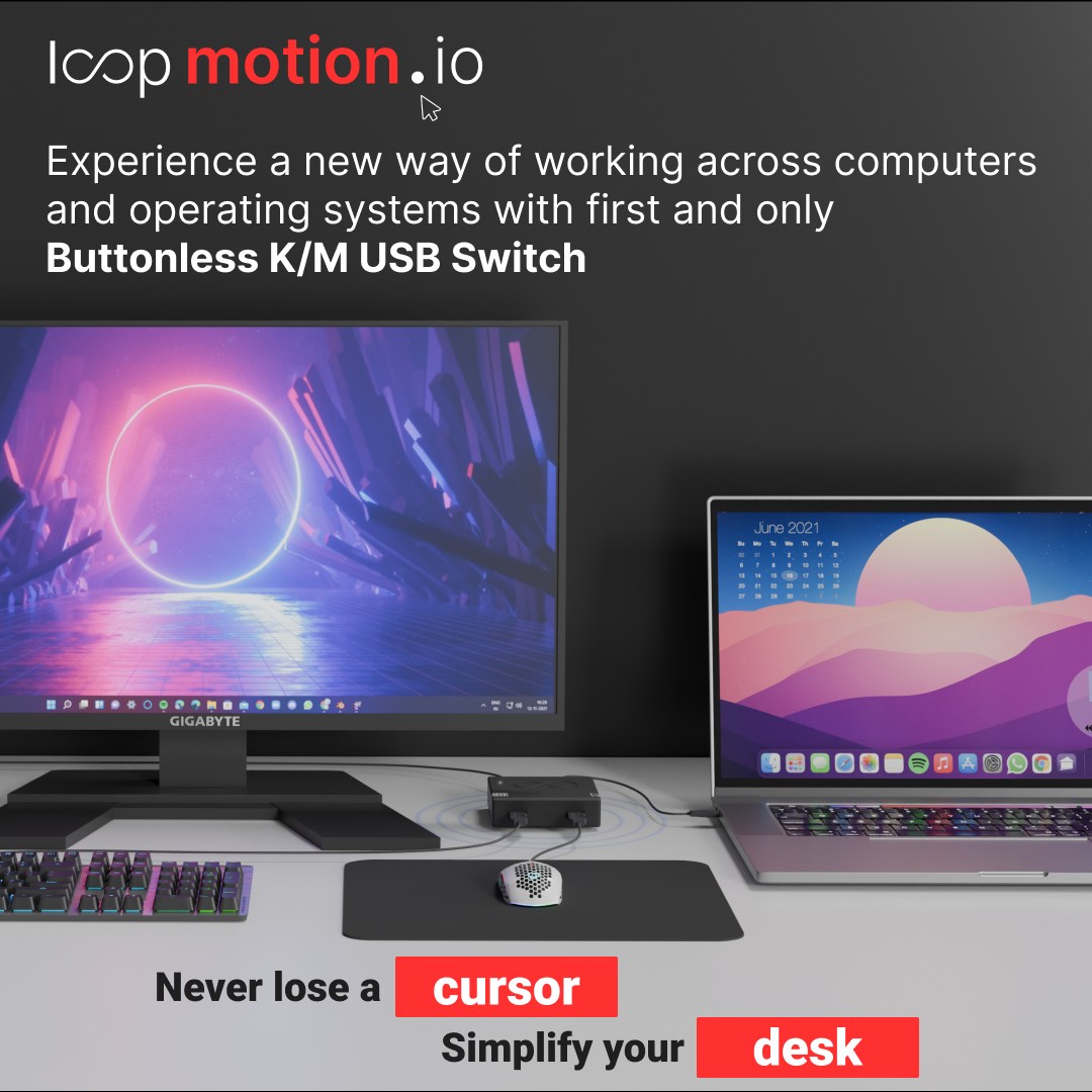 Loop - 💻 Say goodbye to desk clutter and lost cursors with Loopmotion ...