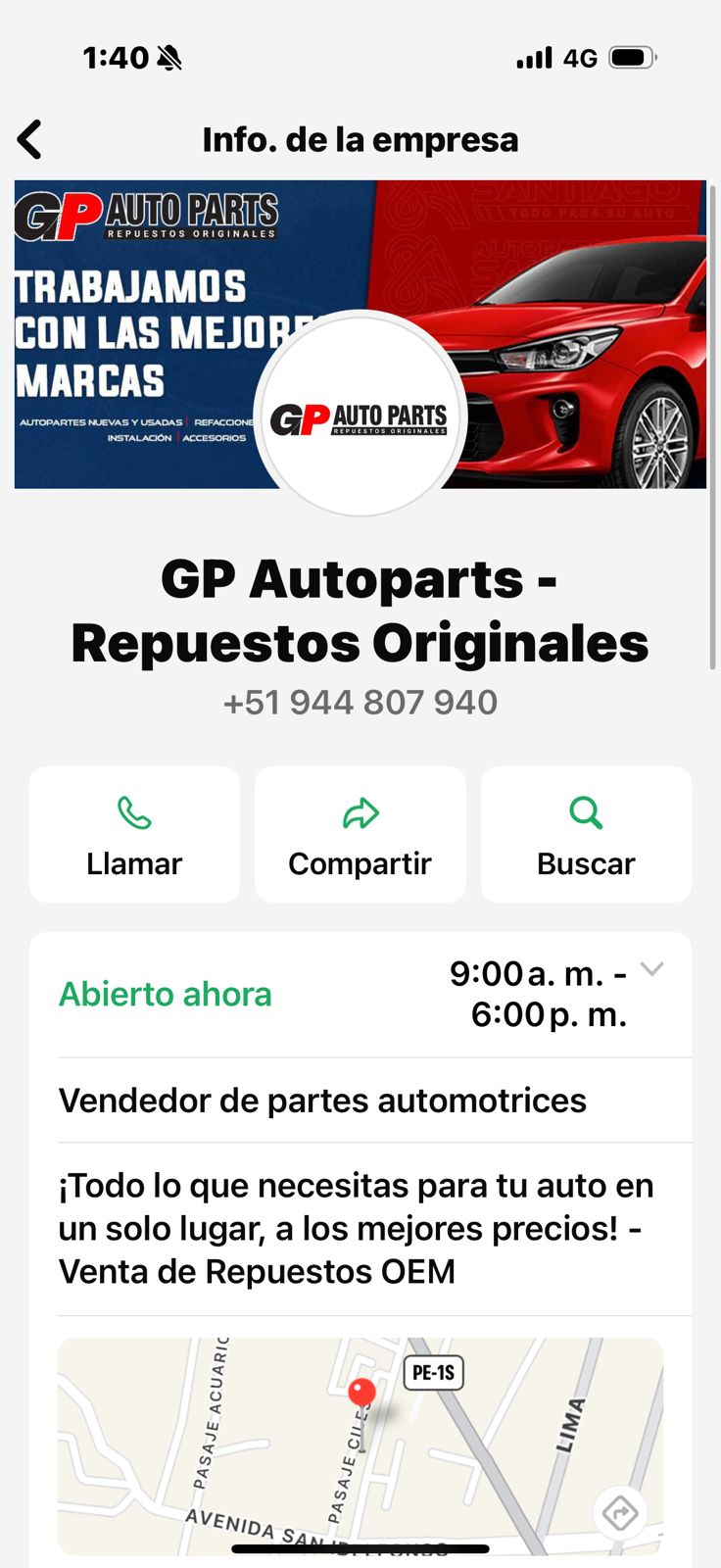 GP Autoparts | Chincha Alta