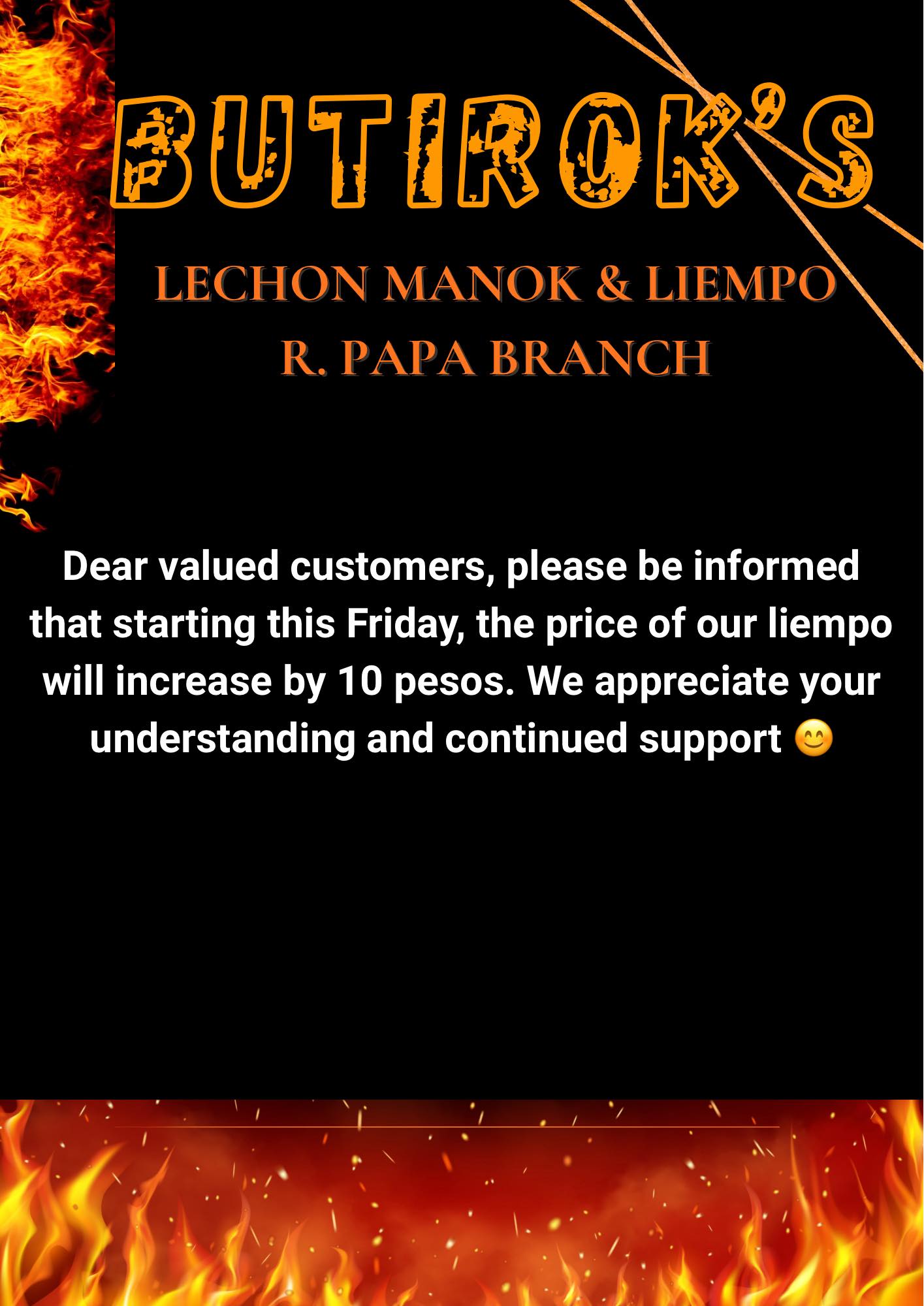 Butirok’s Lechon Manok & Liempo - R. Papa Branch | Manila