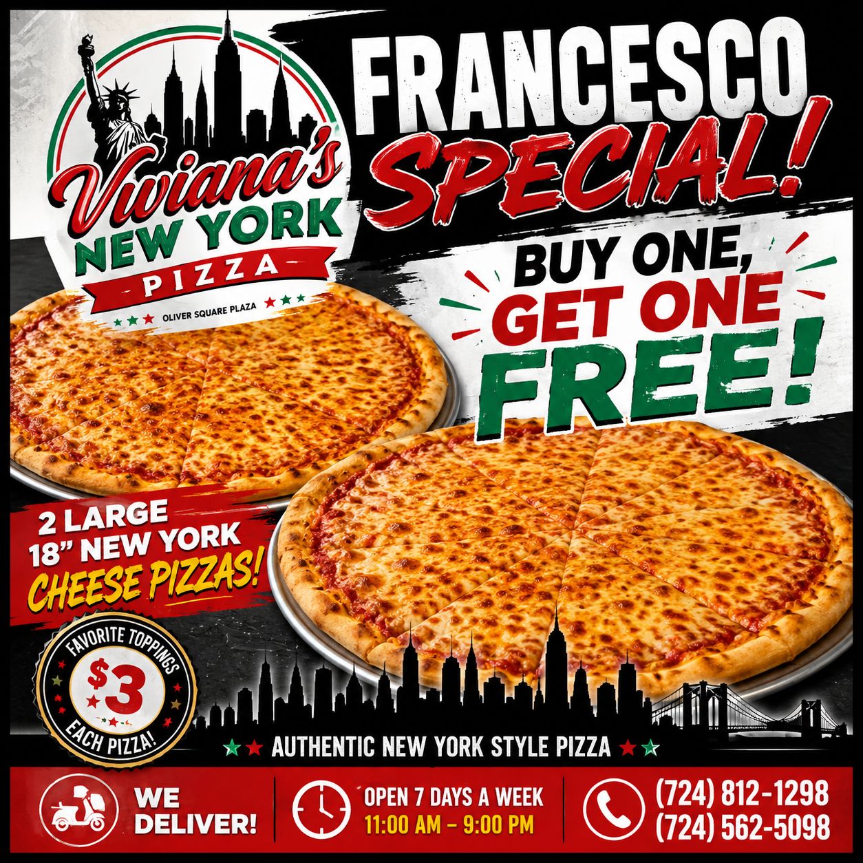 Viviana's New York Pizza added - Viviana's New York Pizza