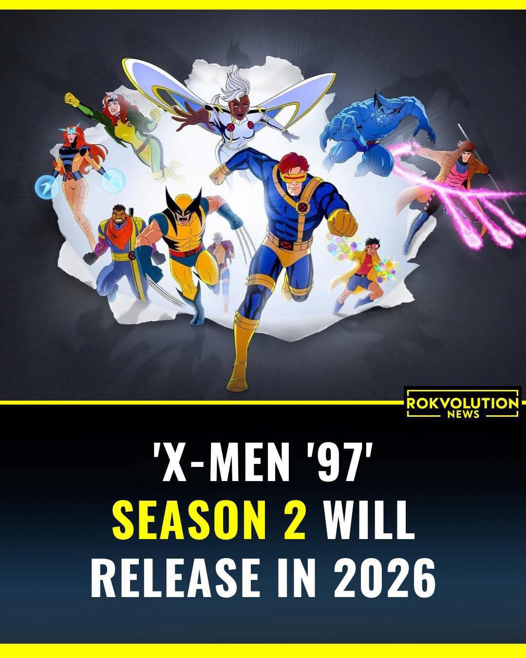 ⚡ X-Men ’97 Season 2 Arrives in 2026!... - Rokvolution News | Facebook