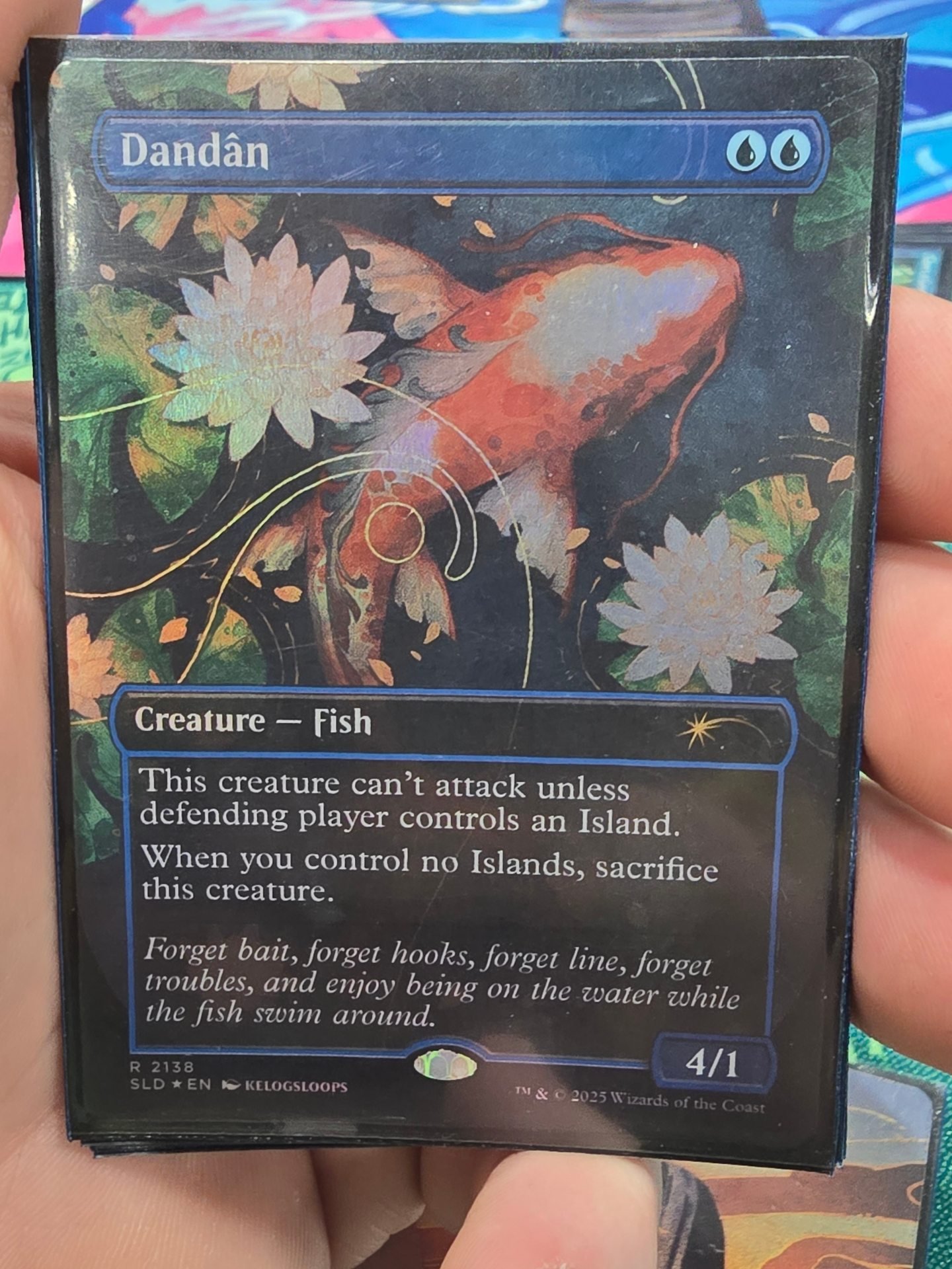 Finally got my chance to try the Dandan Secret Lair @shoeboxmtg