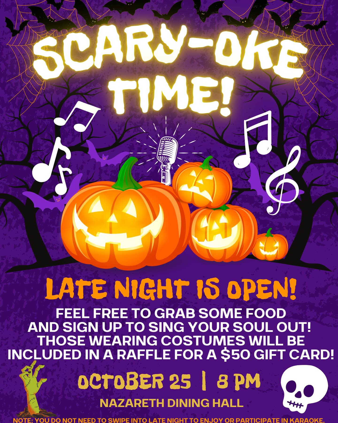 Office of Student Engagement at Marywood - 🎤👻 Get Ready for SCARY-OKE ...