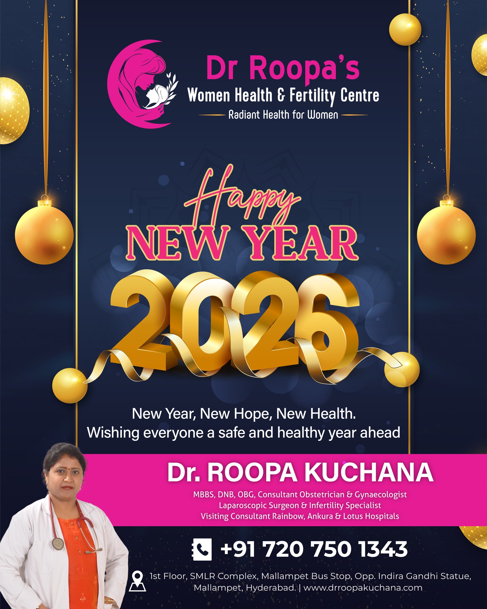 Dr Roopa's Women & Fertility Centre | Hyderabad