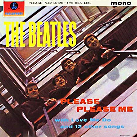 The Beatles' debut album Please Please Me released in 1963