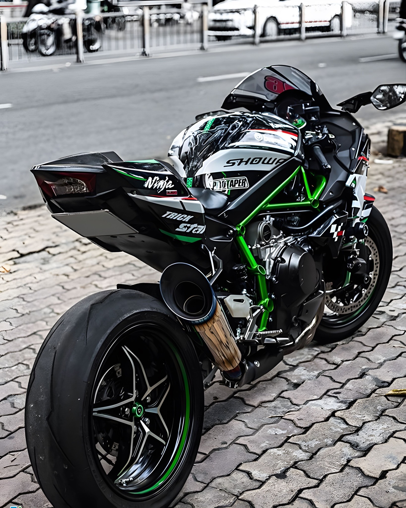 Capturing the Kawasaki Ninja H2R: Stunning Snowy Landscapes of