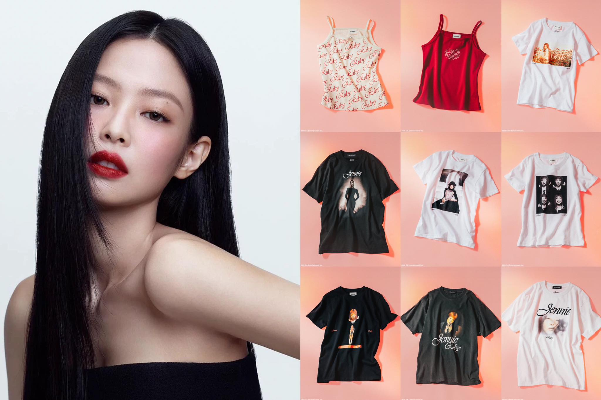JENNIE x Ray BEAMS collaboration out now. The collection features