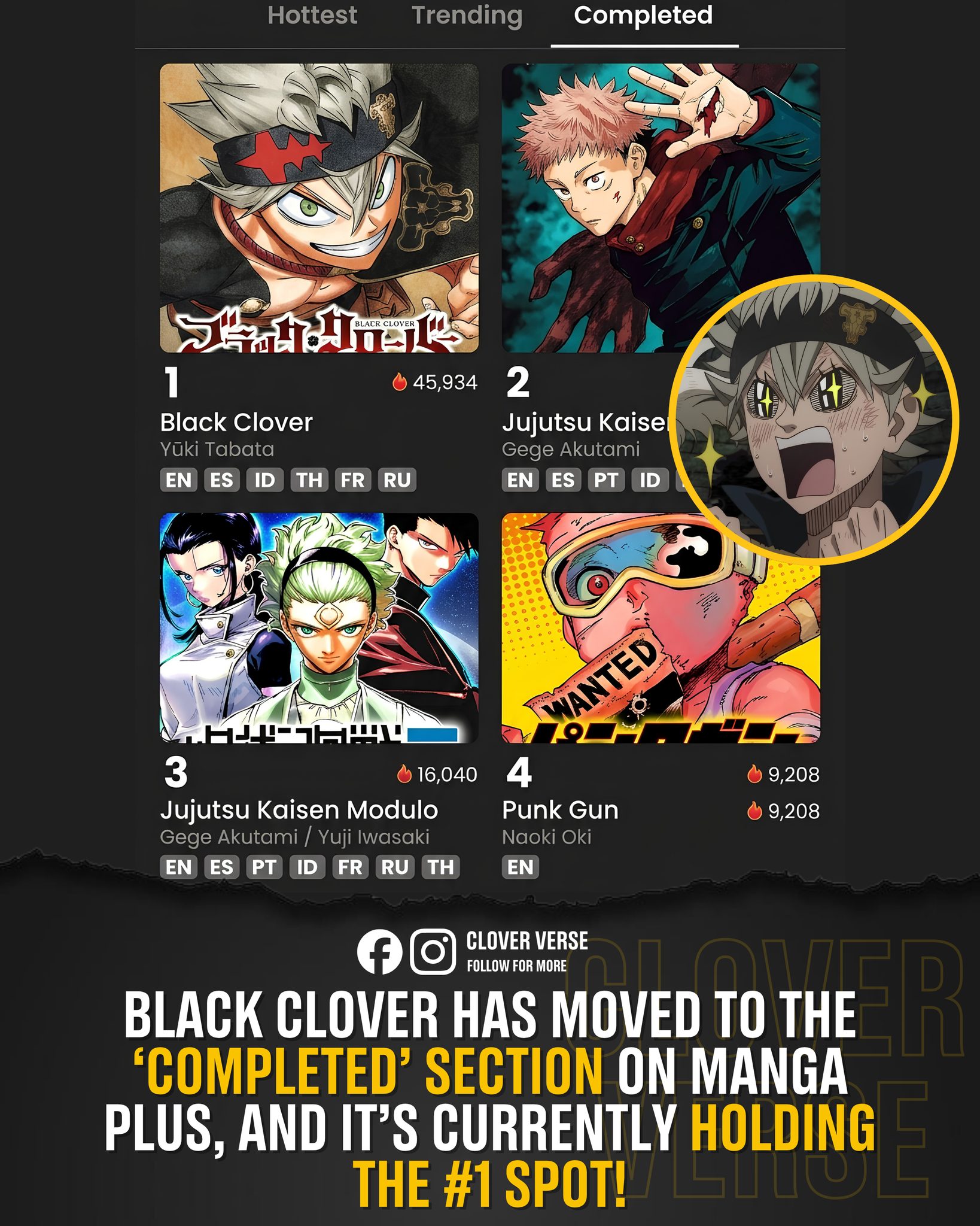 Black Clover Announcement sales! - Volume 31 announcement of 17