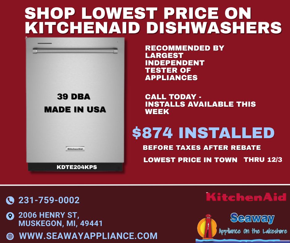Seaway Appliance on the Lakeshore | Muskegon MI