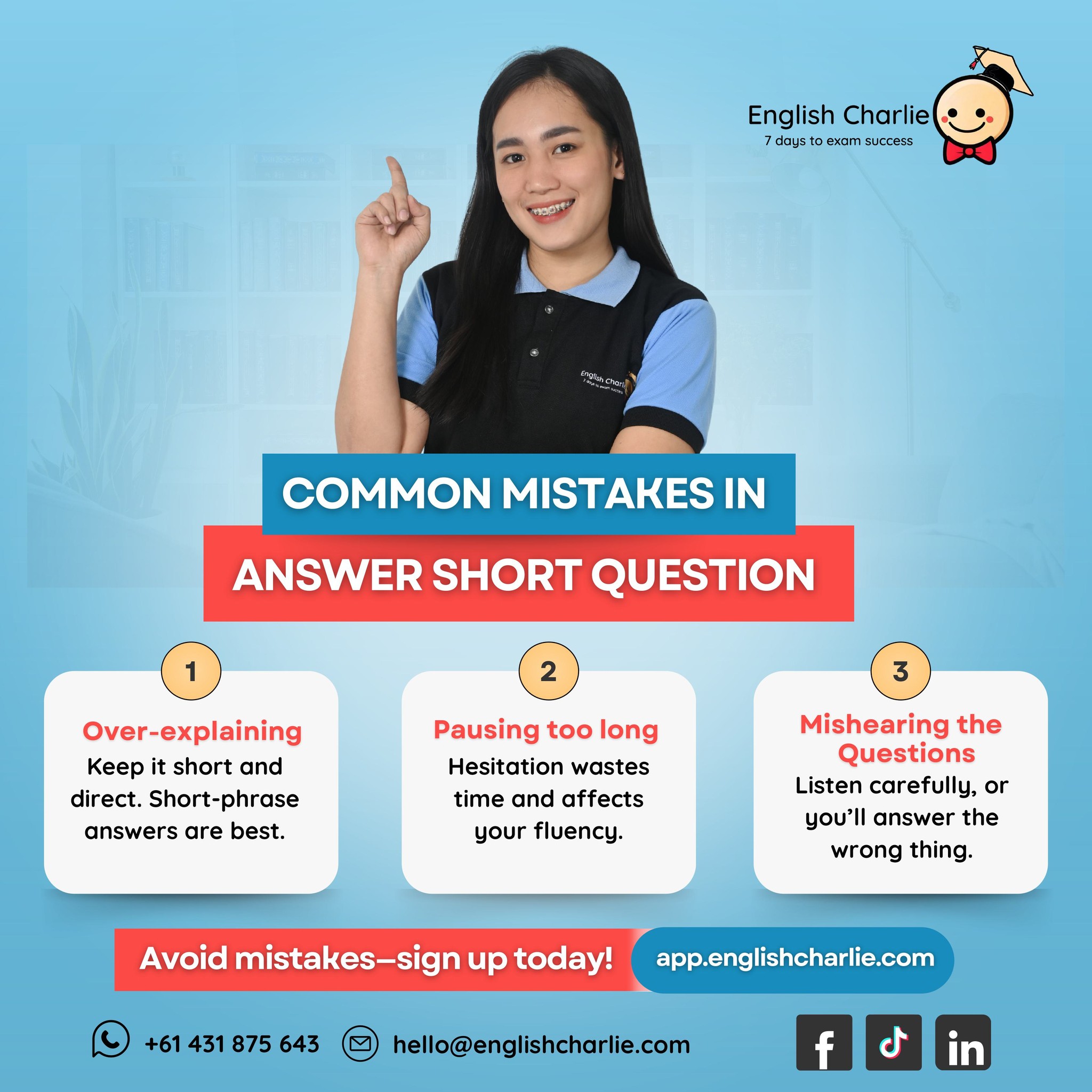 English - Avoid These Common Mistakes in Answer Short Question! Many ...