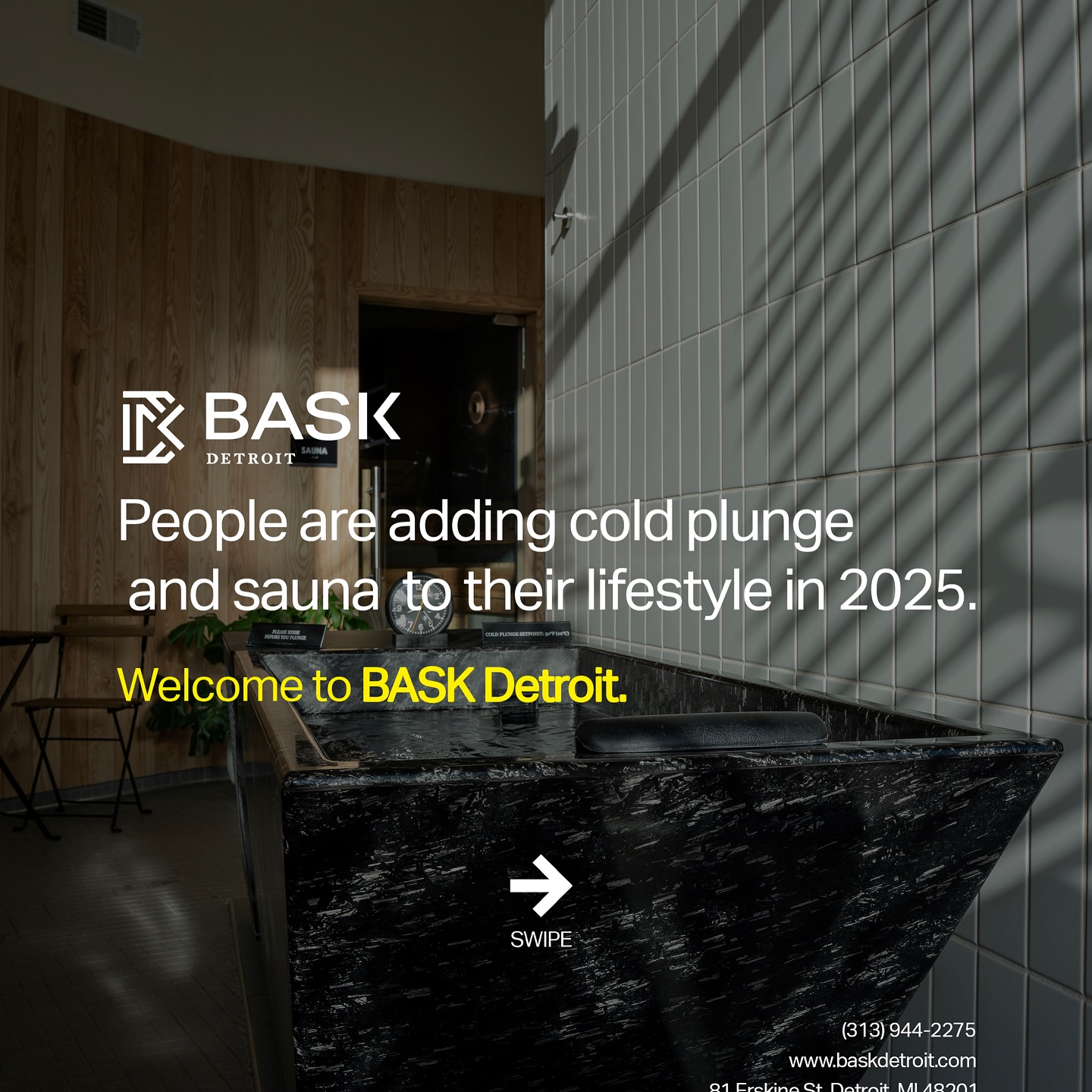 BASK Detroit - 🧊 People are adding cold plunge and sauna... | Facebook