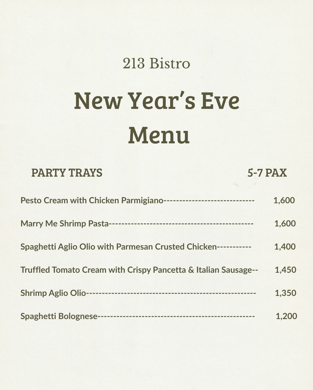 213 Bistro