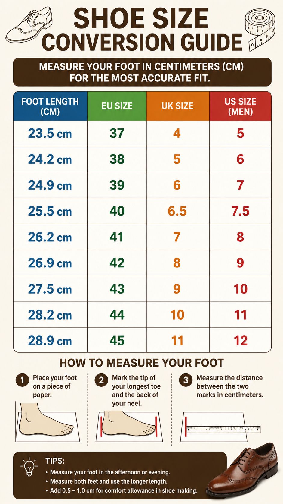 japanese shoe size