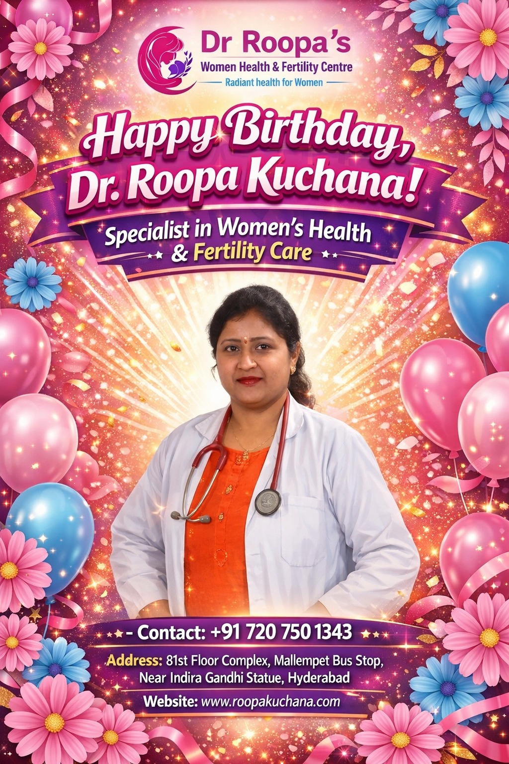 Dr Roopa's Women & Fertility Centre | Hyderabad