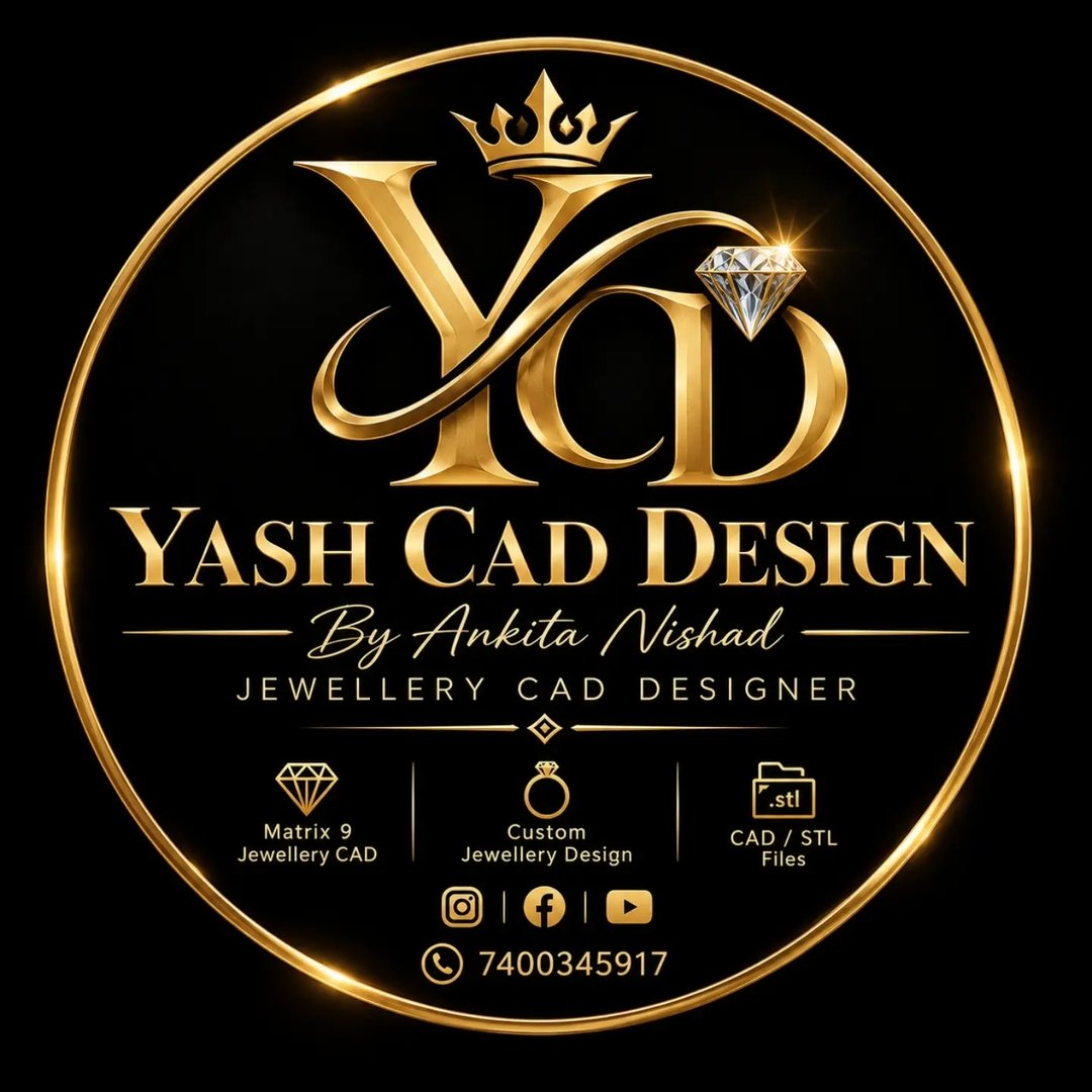 My new logo yash Cad Design 💎 #yashnishadcaddesign #ankitanishad #cad # ...