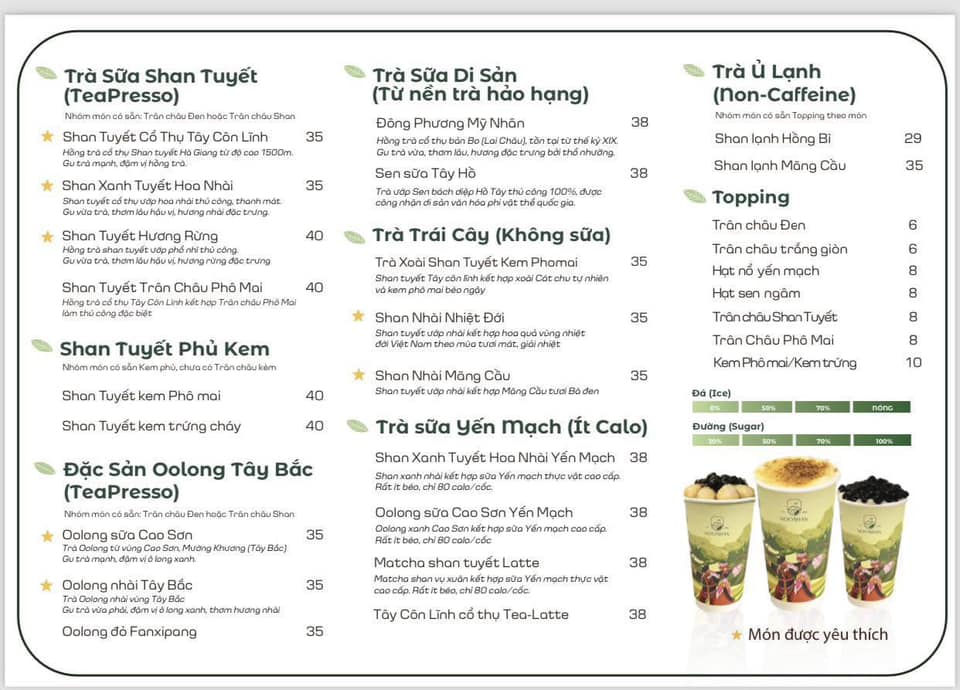 NooShan - Trà sữa Shan... - NooShan - Trà sữa Shan Tuyết