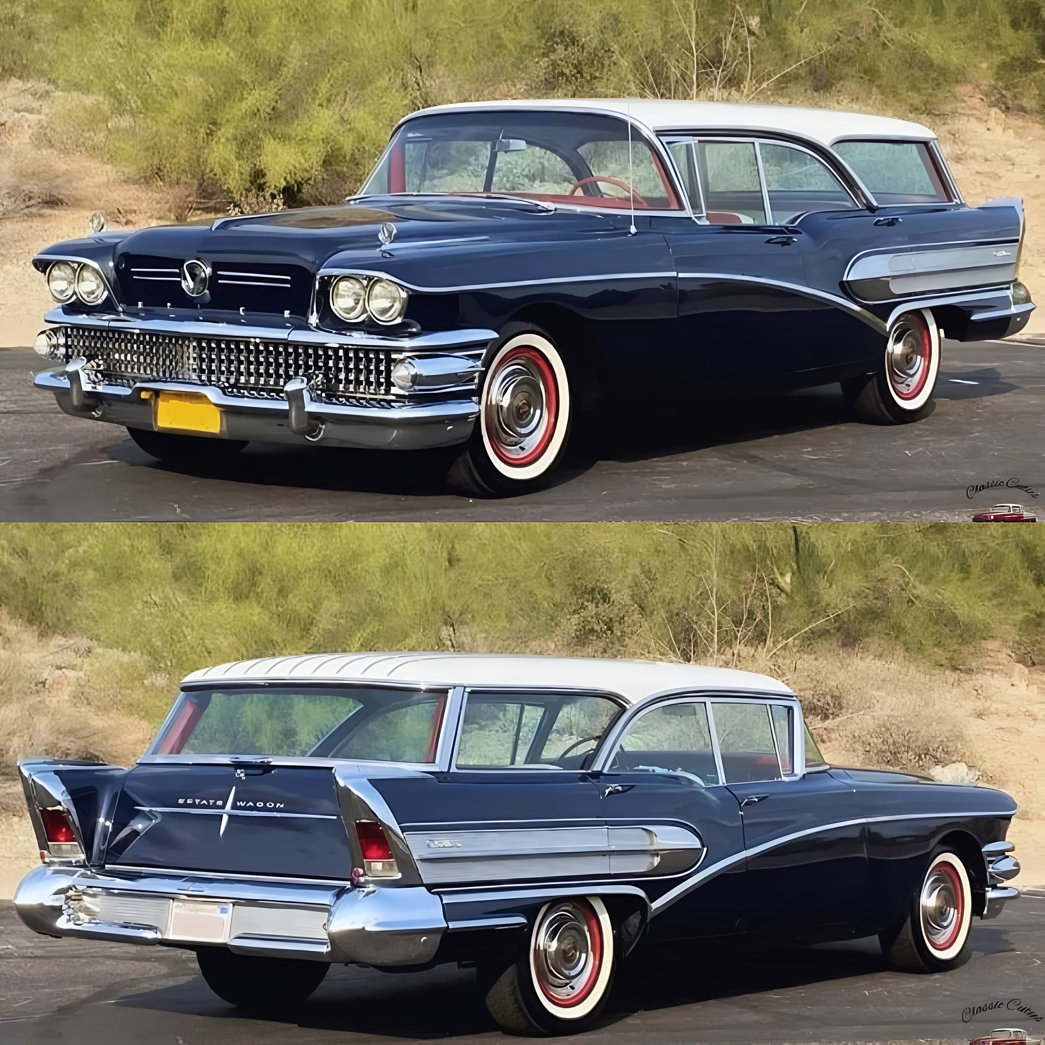 The 1955 Buick Super Caballero is a rare and intriguing blend of