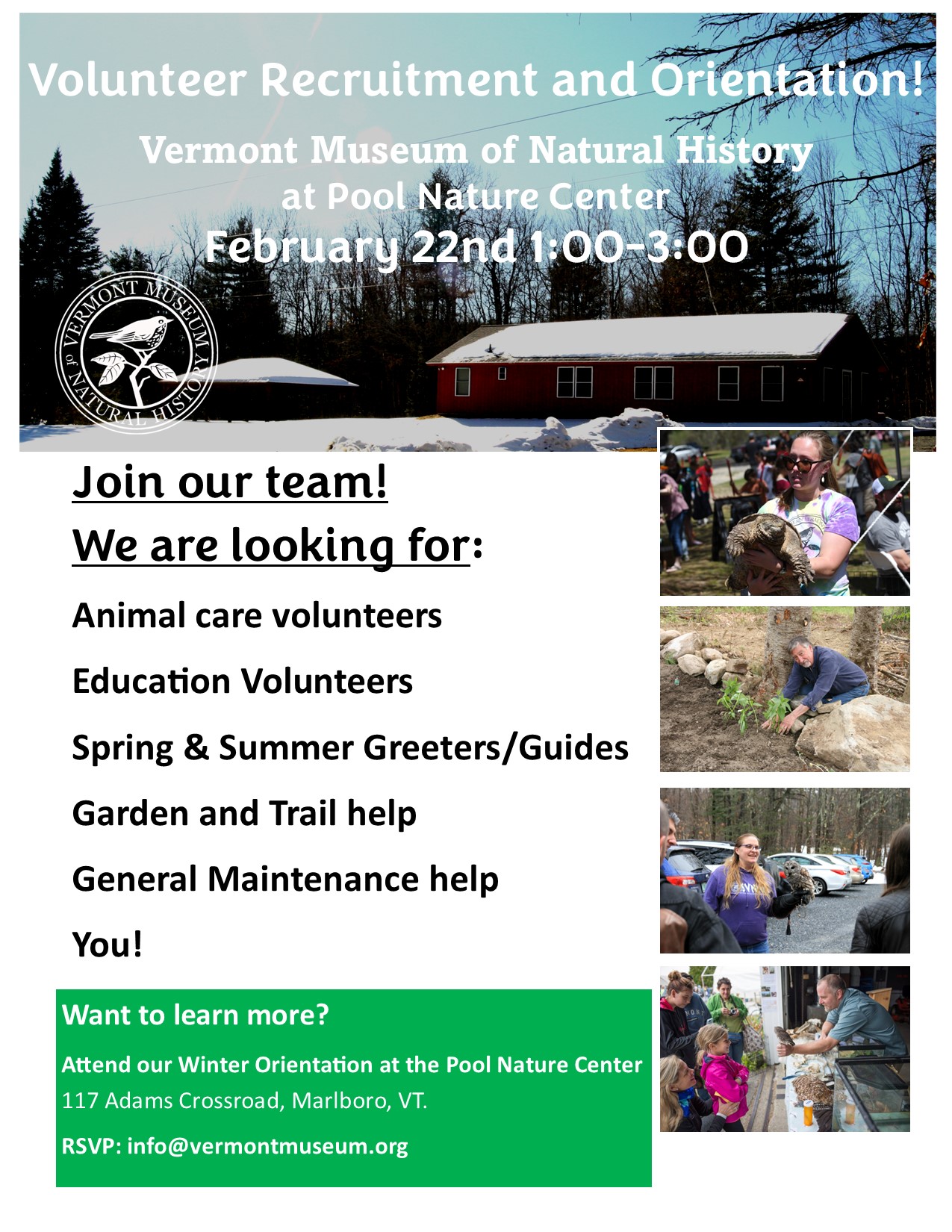 Interested in joining... - Vermont Museum of Natural History | Facebook
