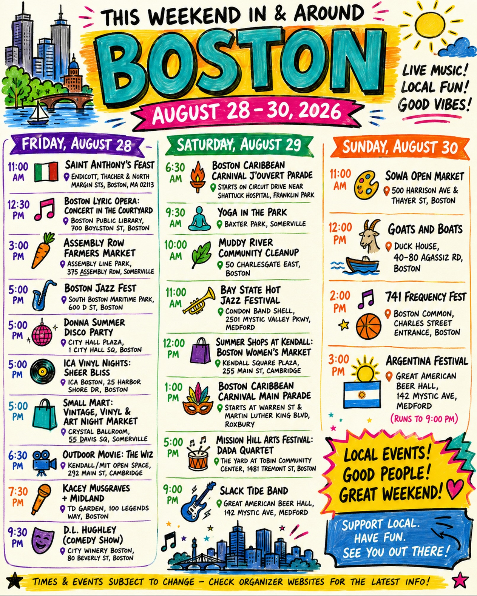 ルンバ 🔥 BOSTON THIS WEEKEND Boston Fun Events 🍻🎶☀️ Looking for