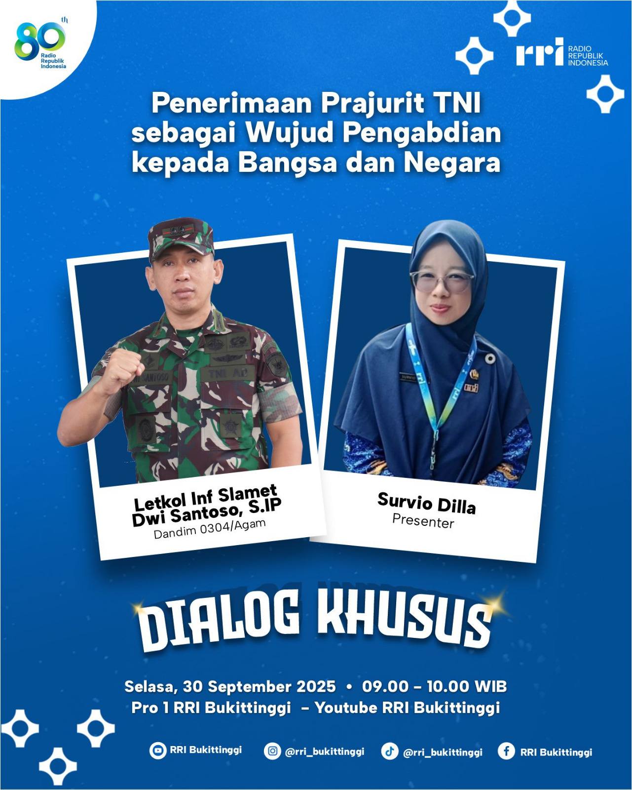 RRI Bukittinggi - 🗣️ DIALOG KHUSUS Tema: Penerimaan... | Facebook