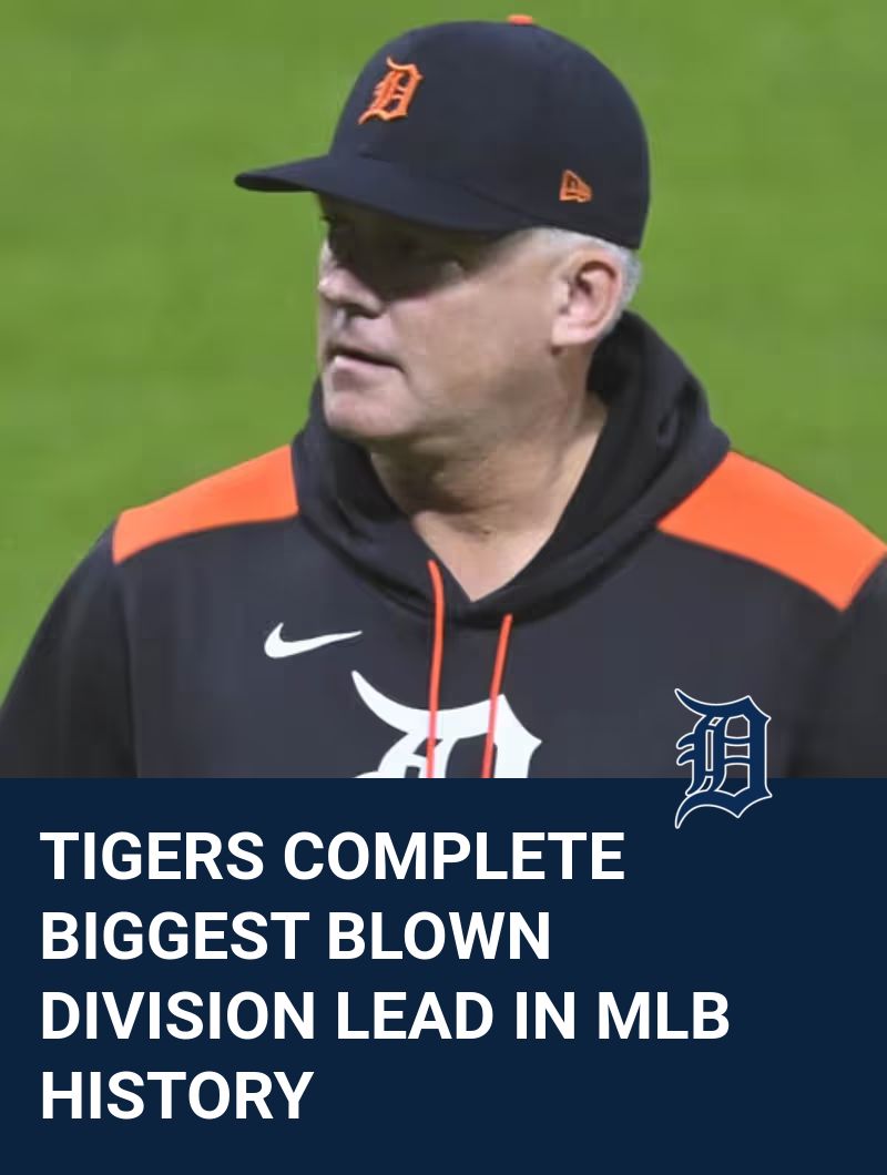 Tigers - Tigers Complete Biggest Blown Division Lead in MLB History 👇🏻 👇🏻 | Facebook