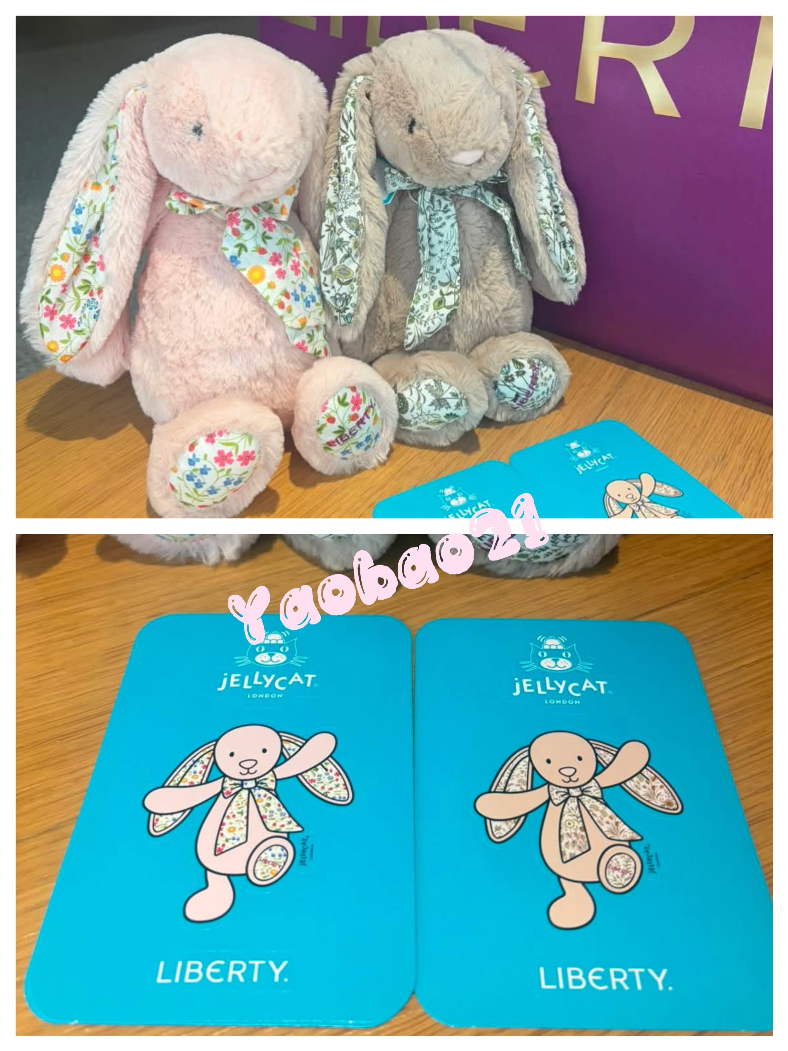 Jellycat x Liberty 2026 exclusive bunnies
