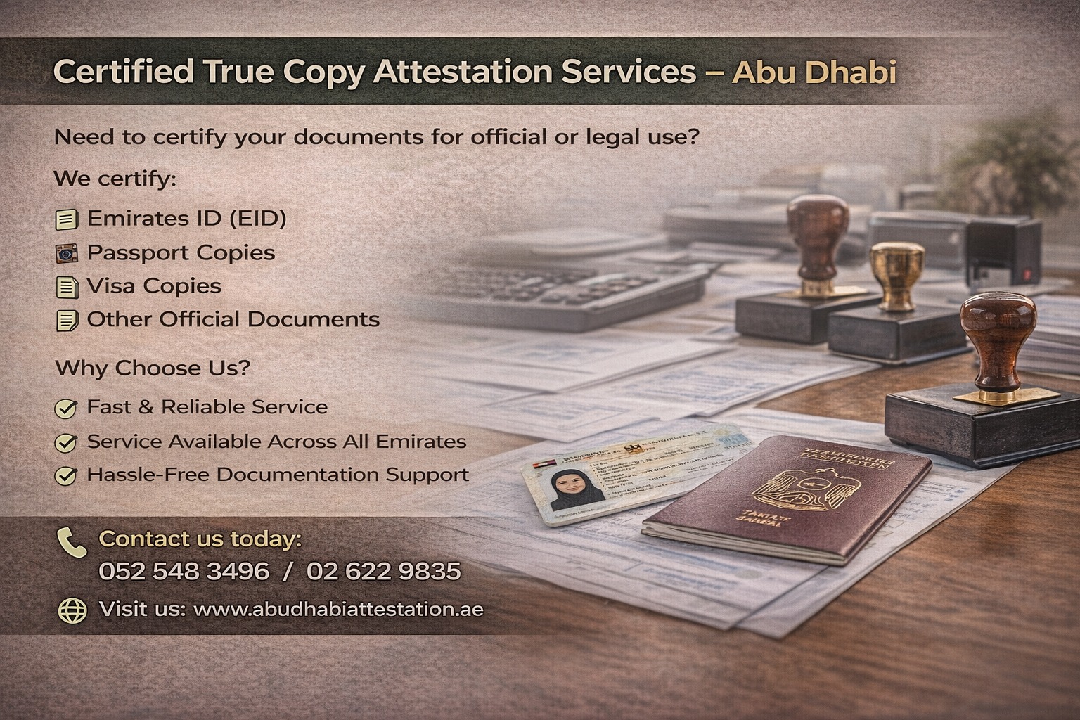 Abu - Certified True Copy Attestation Services – Abu Dhabi Need to ...