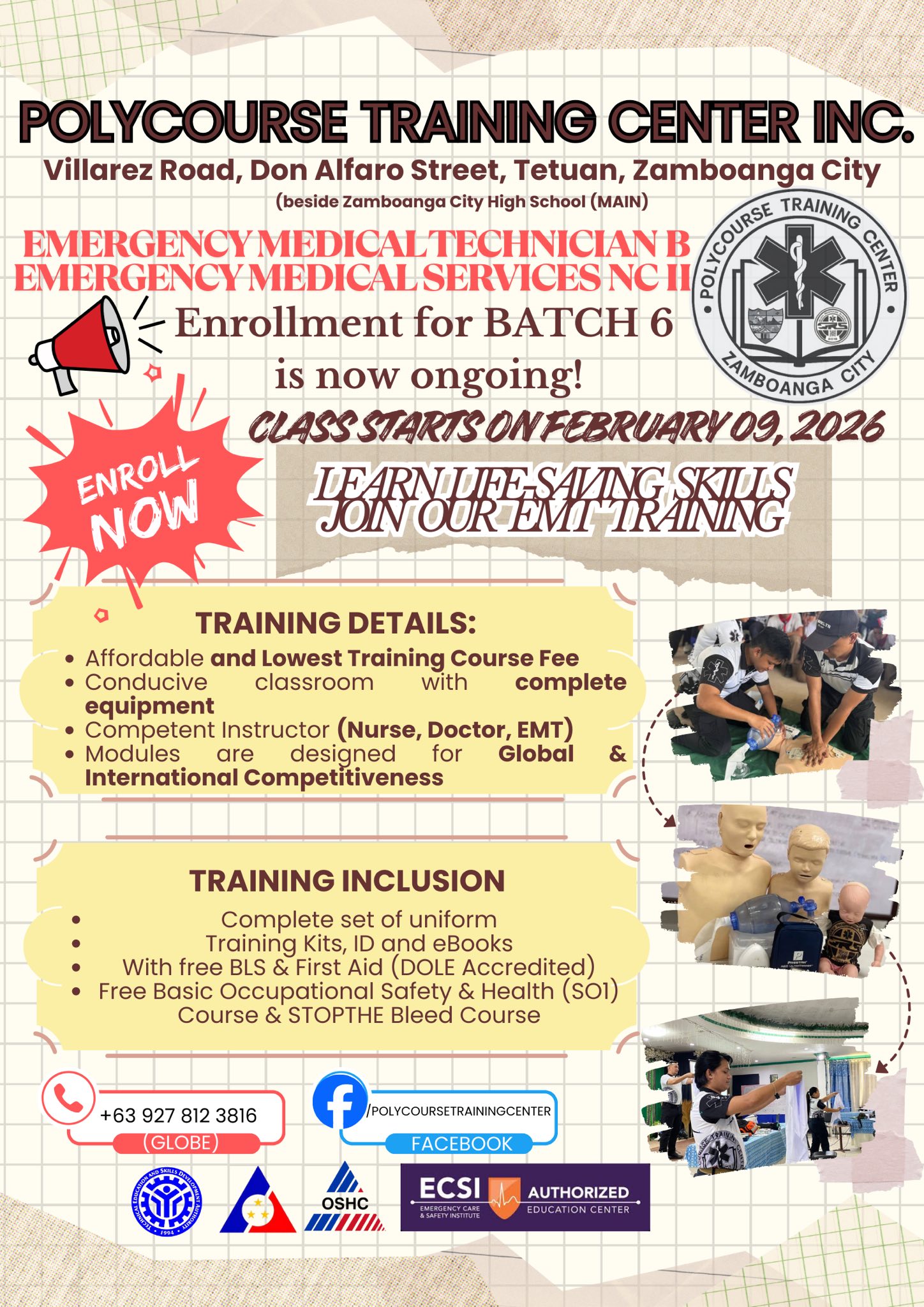 📢 Important Announcement!... - Polycourse Training Center | Facebook