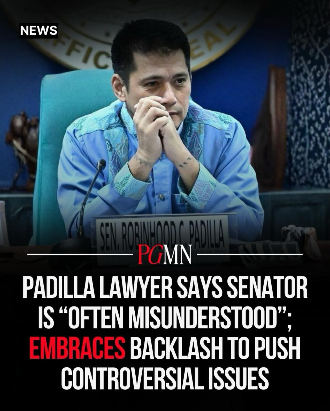 Senator Robin Padilla will... - Peanut Gallery Media Network | Facebook