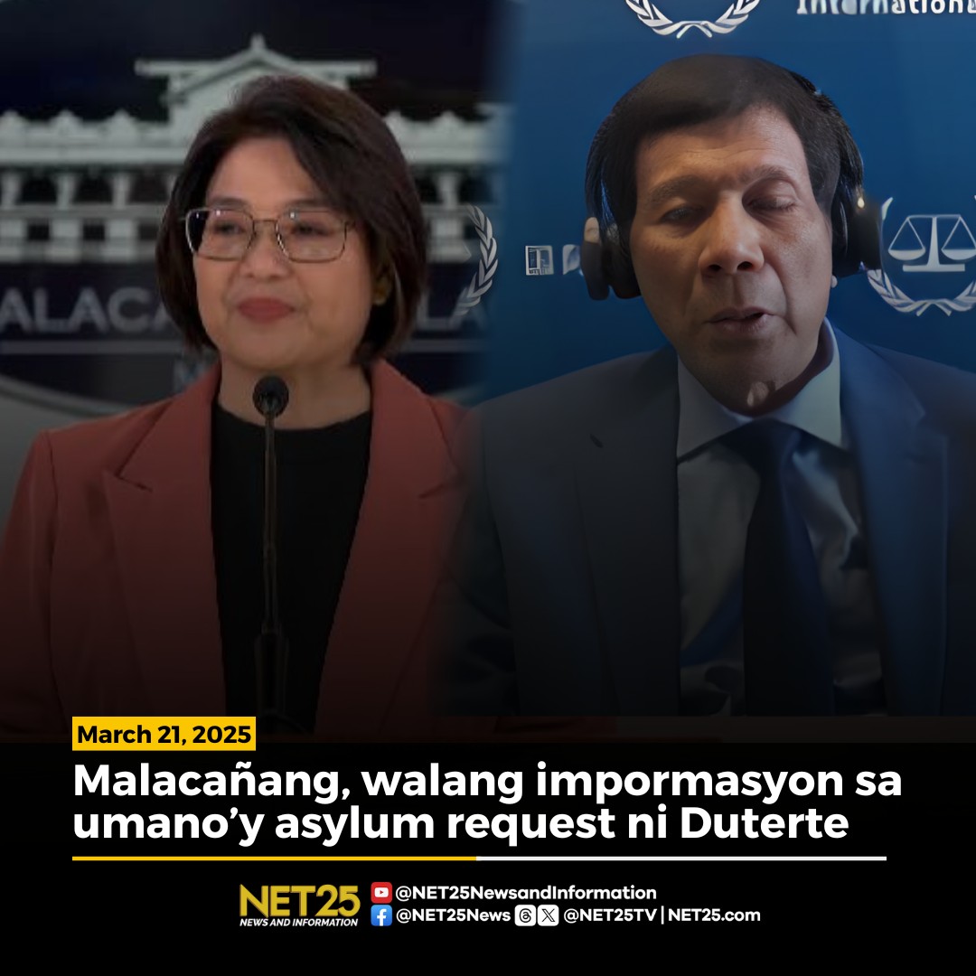 NET25 News and Information - Wala umanong natanggap na impormasyon ang ...