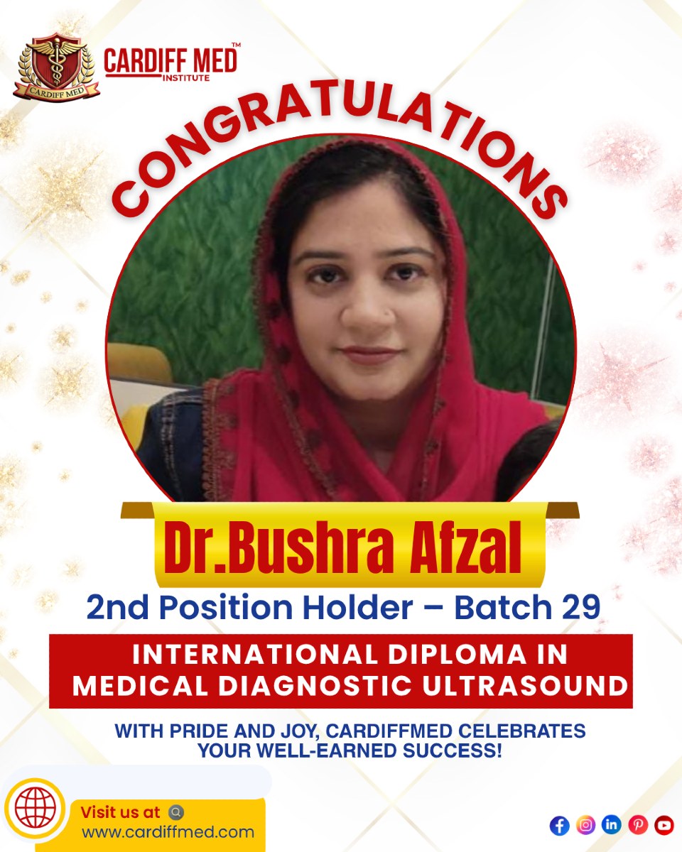 Cardiff - 🎉👏 Congratulations Dr. Bushra Afzal! 🏅 We are delighted to ...