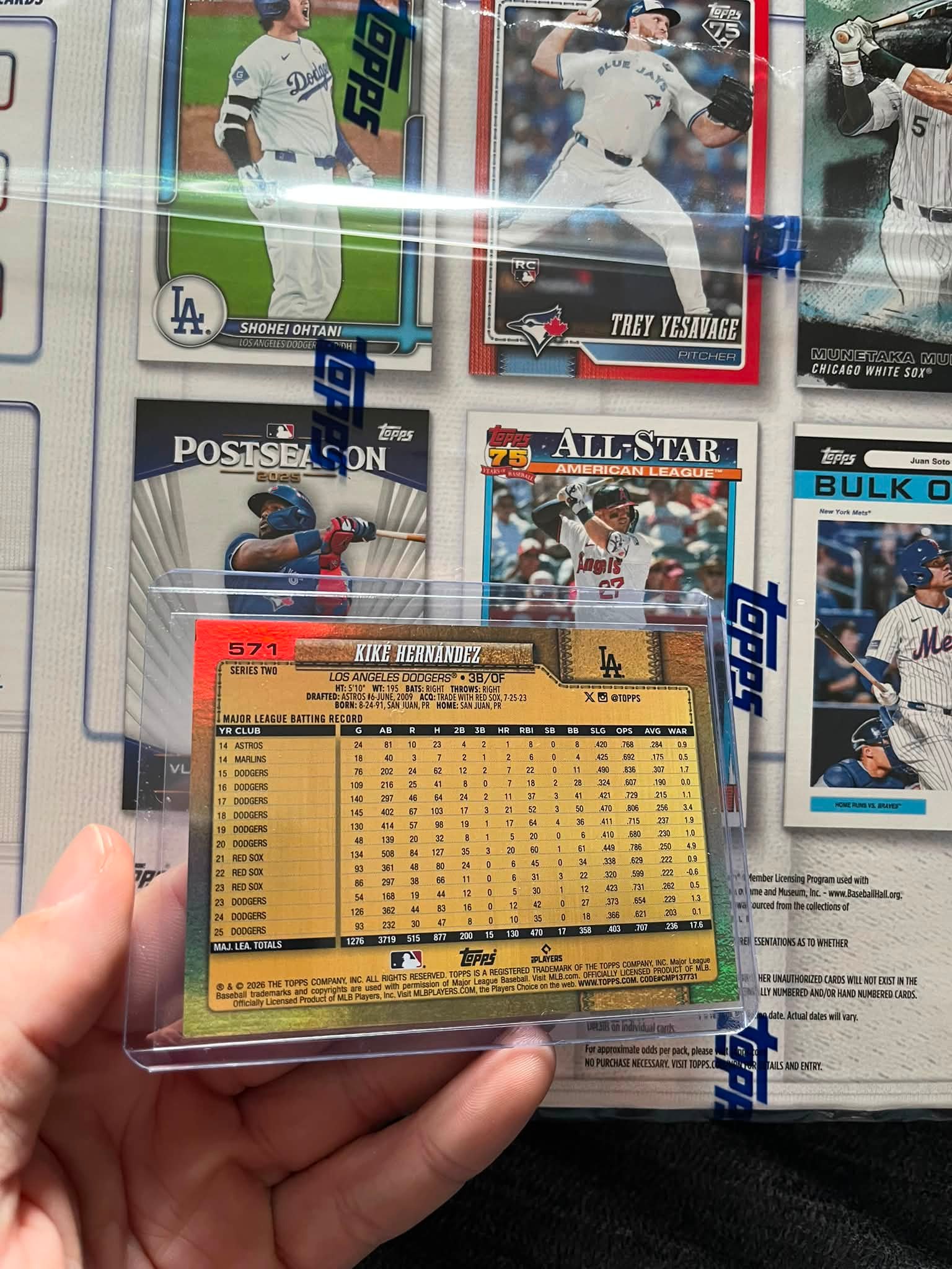 2026 Topps Series 2 SSP Golden Mirror Image Variation Kike