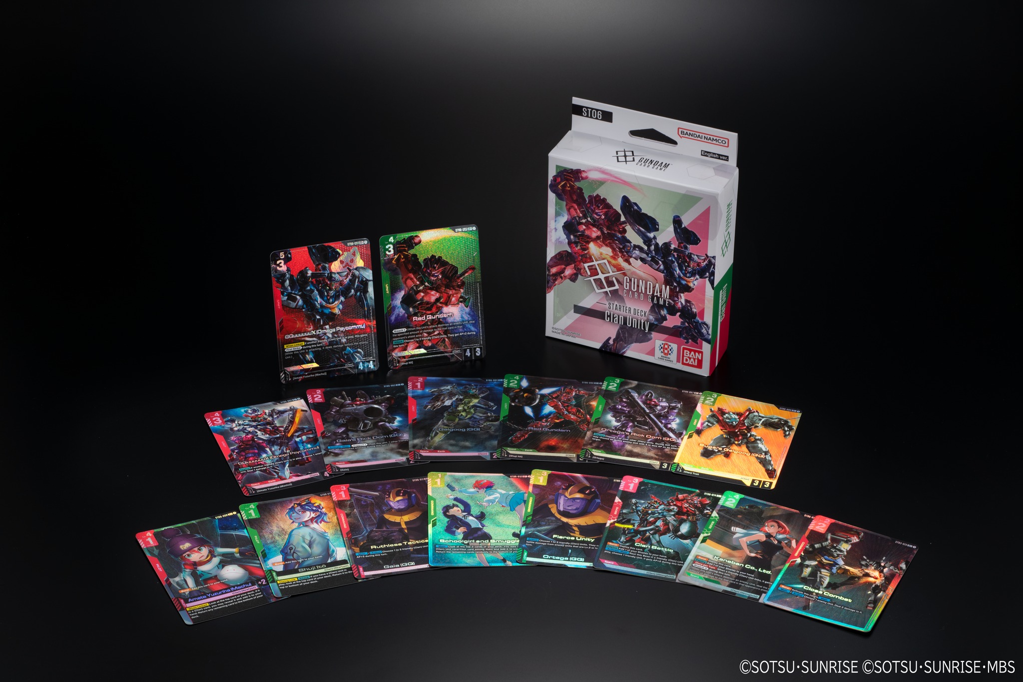 Gundam Card Game Clan Unity starter deck with bonus pack
