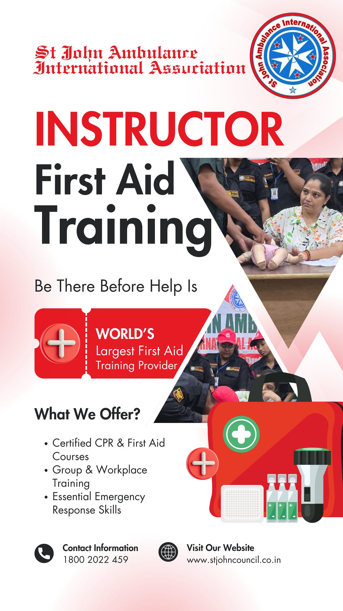 St - Become a Certified First Aid Instructor! St John Ambulance ...