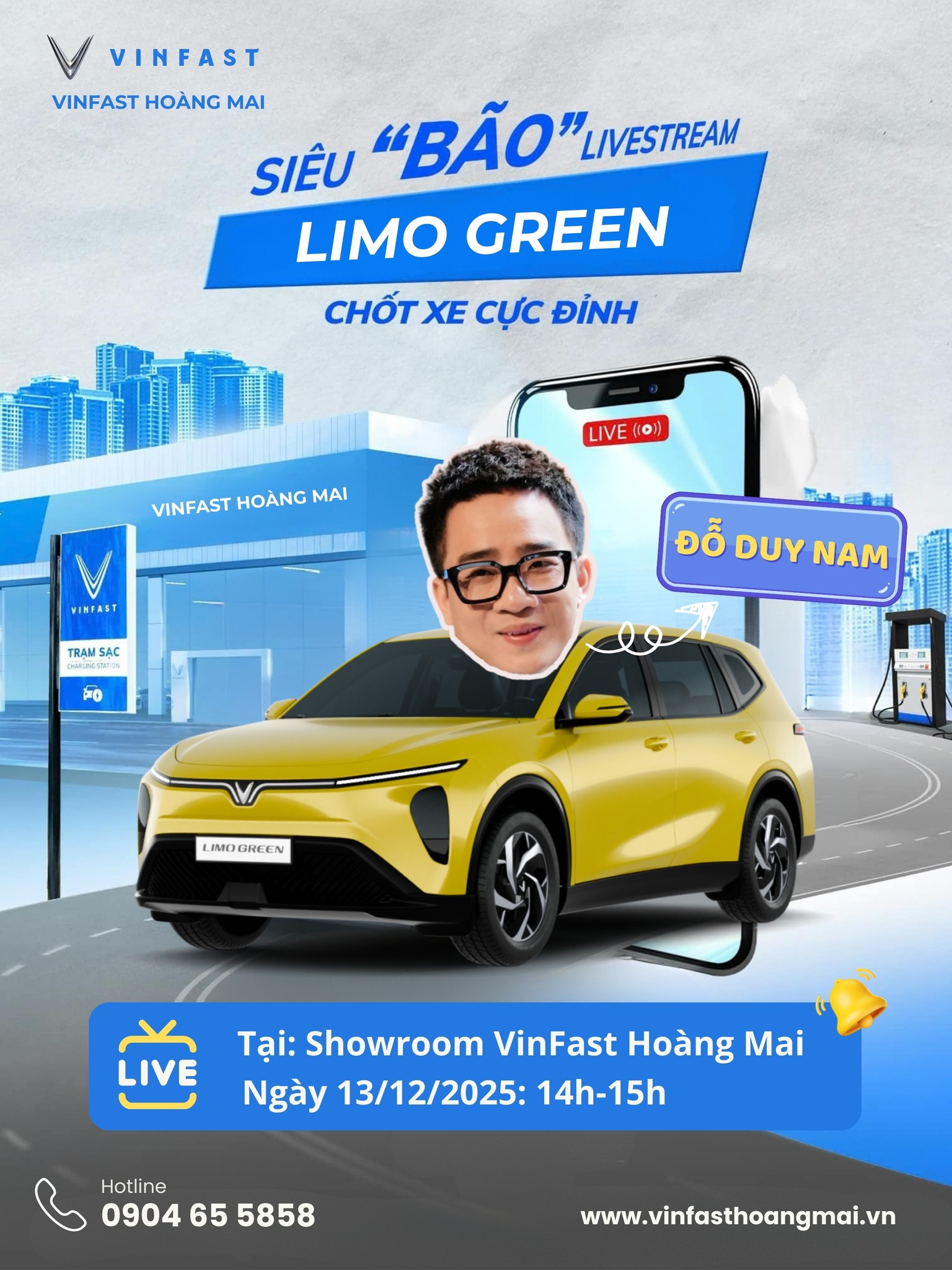 VinFast - 🎉 LIVESTREAM ĐẶC BIỆT CÙNG DIỄN VIÊN ĐỖ DUY NAM – KHÁM PHÁ ...