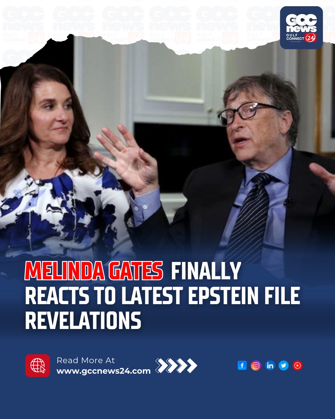 GCC - 😱 MELINDA GATES BREAKS SILENCE! Reacts to SHOCKING new Epstein ...