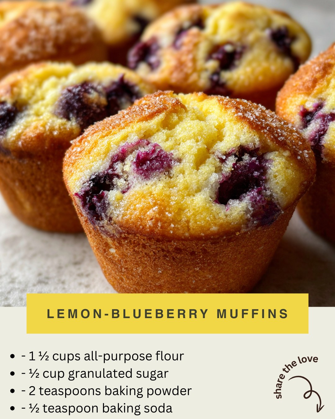 Courtney - Who can resist a warm Lemon-Blueberry Muffin fresh out of ...