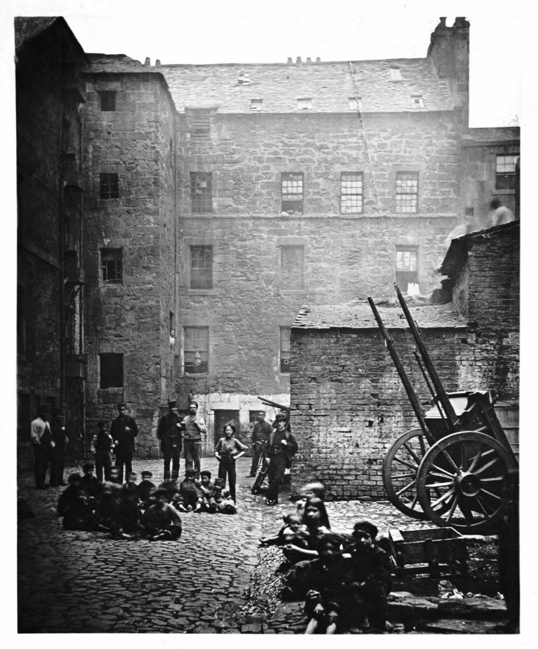 Thomas Annan's documentary photography of Glasgow's old closes